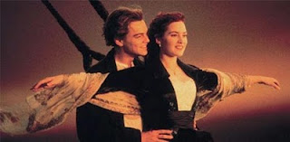 Leonardo Dicaprio y Kate Winslet en Titanic