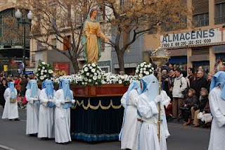 Santa María de la Esperanza y del Consuelo. Semana Santa en Zaragoza. 2,008